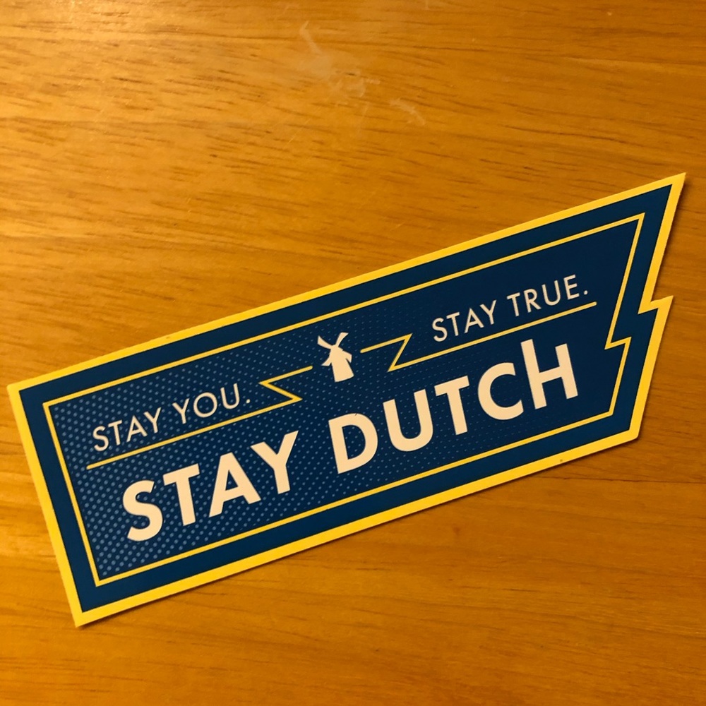Dutch Bros Stay Dutch Sticker